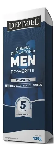 Crema Depilatoria Depimiel Men Powerful Corporal Piel Normal