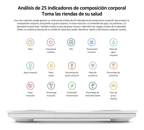 Balanza Digital Xiaomi Scale S400 Bluetooth Hasta 150kg