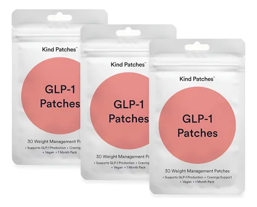 Parches Glp-1 Con L-glutamina, Paquete De 3, 90 Parches Anna