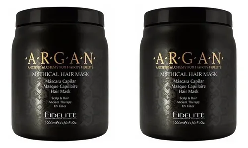2 Mascaras Capilar De Argan Profesional X Kg Fidelite