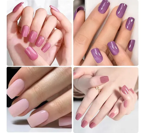 Tiras De Esmalte De Uñas Rosa Kit1 Pink Series 20 Hojas