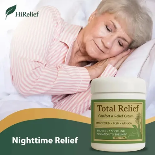 Crema De Magnesio Hirelief Total Relief Con Msm Y Árnica.