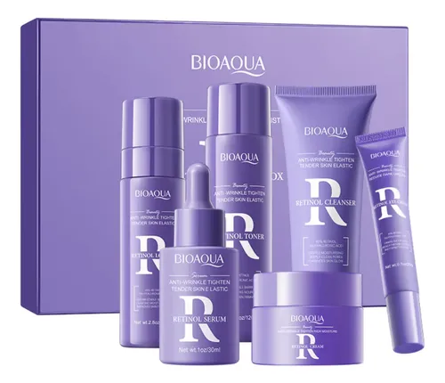 Kit Combo 6 Piezas Skincare Bioaqua Retinol Vitamina A