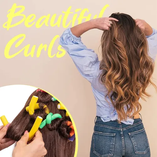 Rodillos De Pelo Xnicx, 42 Unidades, 7 Varillas Flexibles Co