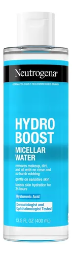 Agua Micelar Neutrogena Hydro Boost, 13.5 Onzas Líquidas