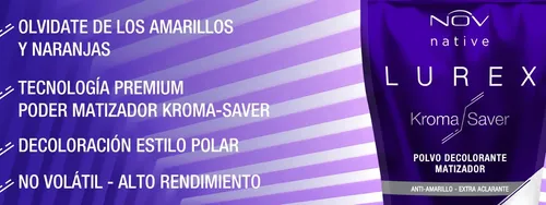 Polvo Decolorante Nov Lurex Kroma Saver X690gr