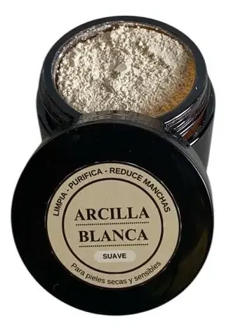 Mascarilla Suave Arcilla Blanca 40g Vegana Natural