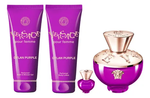 Versace Dylan Purple Eau de Parfum 100ml + 5ml + Body Lotion + Shower
