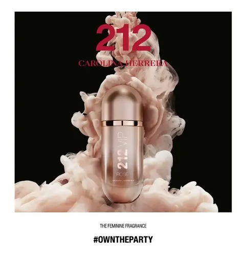 perfume carolina herrera 212 Vip Rose Edp 50 ml Para Mujer