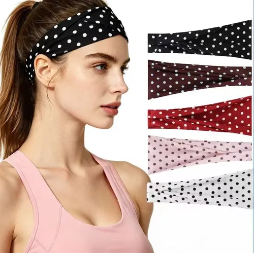 5 Diademas For Mujer, Bandas For El Pelo De Lunares De Moda