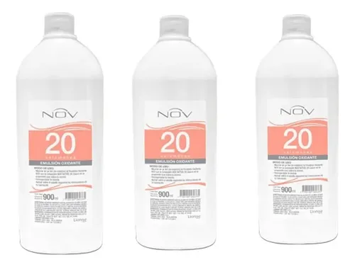 Agua Oxigenada Nov Oxidante Crema 20vol Botella Por 900ml T