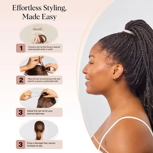 Cintas Para El Pelo Kitsch, Sin Costuras, Sin Daños, De Pali