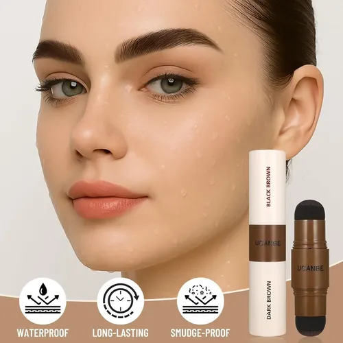 Kit De Cejas Ucanbe 25pcs Con Plantillas Reutilizables Y