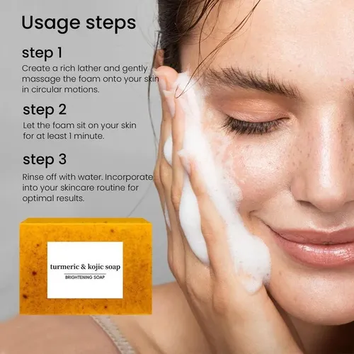 Jabón Facial Y Corporal Cúrcuma Y Ácido Kójico