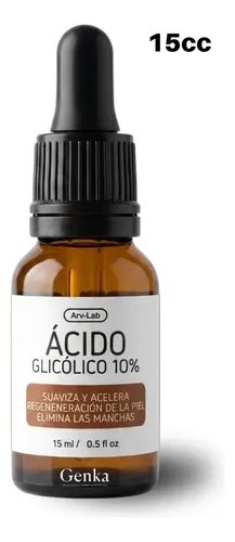 Acido Glicolico 10% Manchas Arrugas Rejuvenece 15cc Arvensis