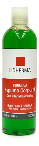 Lidherma Espuma Corporal Gel Jabonoso Celulitis Flaccidez
