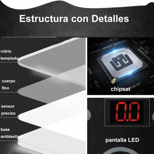 Y Bascula Digital Corporal Personal Con App De Registro A .