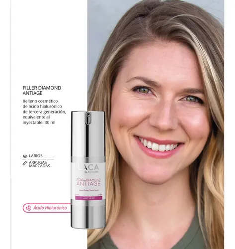 Filler Diamond Antiage Laca Rostro Y Labios Arrugas Marcadas
