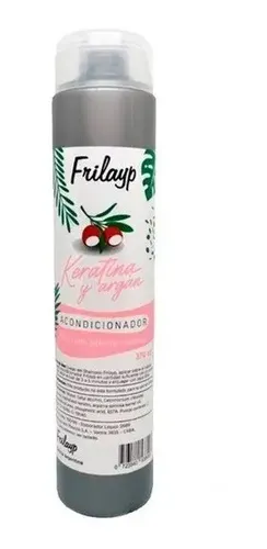 Shampoo Acondicionador Mascara Frilayp Keratina Argan 370cc
