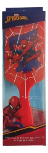 Cepillo Para El Cabello Spiderman Rojo