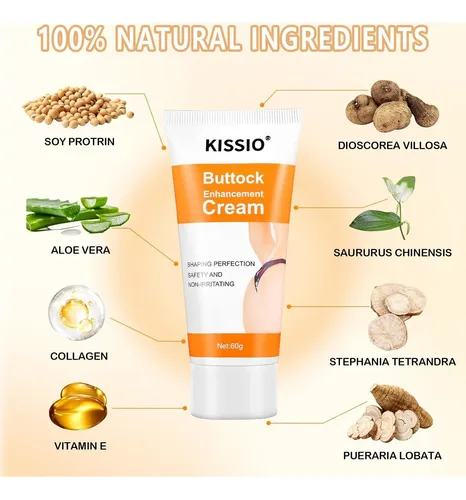 Crema Reafirmante De Glúteos Kissio 60 G