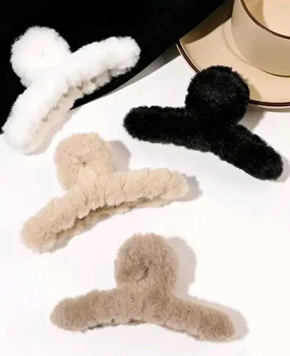 Pack 12 Broches Pinzas Pelo Peluche Hogardecoonline