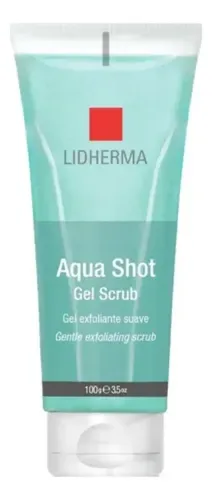 Lidherma Aquashot Gel Facial Limpiador Exfoliante Piel Grasa