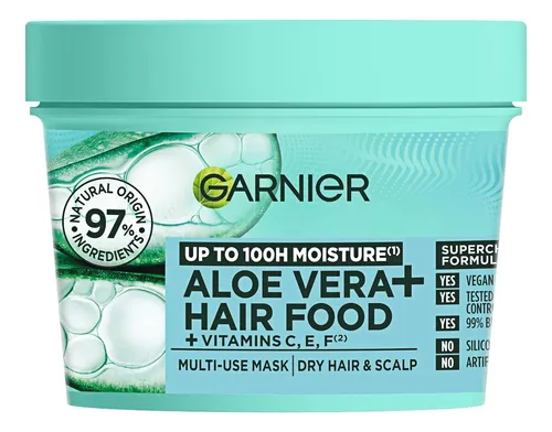 Mascarilla Capilar Garnier Fructis Aloe Vera 400ml Vegana