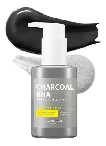Máscara Facial Charcoal Bha Pore Clay Bubble 120g Some By Mi Tipo De Piel Los Tipos De Piel