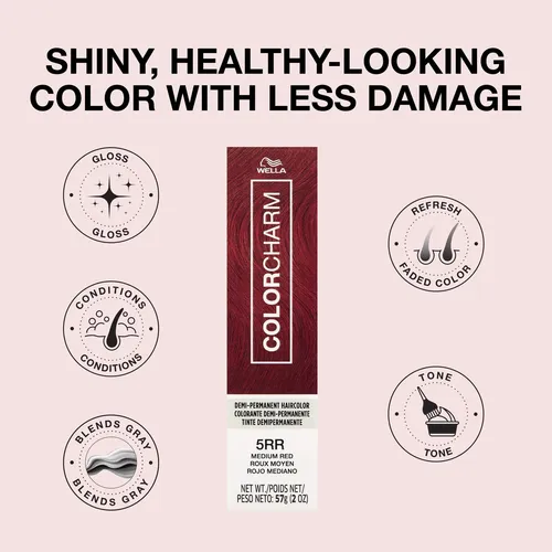 Tinte De Pelo Semipermanente Colorcharm, 2 Onzas