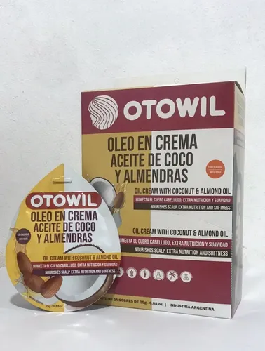 Máscara Capilar Óleo En Crema Aceite De Coco Y Almendra