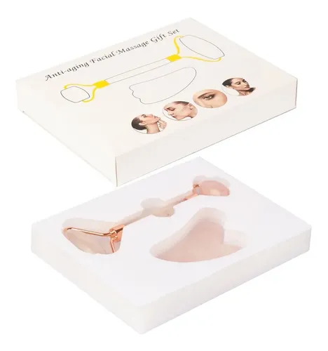 Masajeador Facial Jade Roller Piedra Guasha Importado