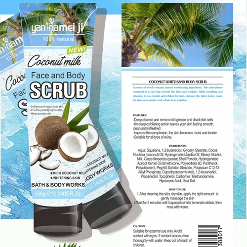 Exfoliante Corporal Yannameiji, Manteca De Karité, Loción Corpora