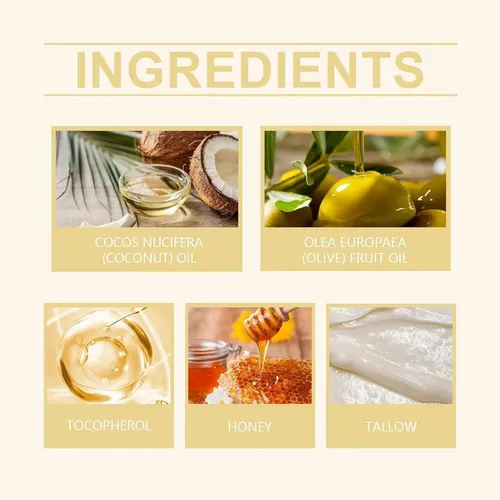 De Bálsamo De Sebo De Res Batido Y Miel, Crema Facial Con