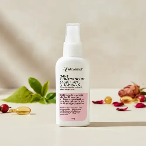 Crema Contorno De Ojos Vitamina K 24hs 60c Bolsas Y Ojeras**