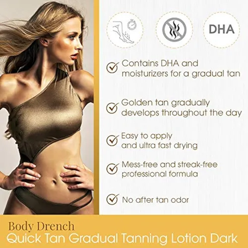 Body Drench Quick Tan Loción De Bronceado Gradual,