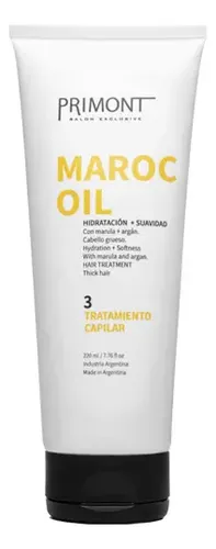 Mascara Maroc Oil Aceite De Argan Nutritiva – Primont 220g