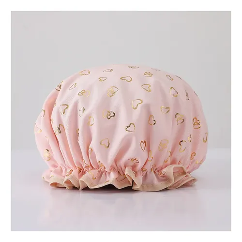 4gorros De Ducha Para Mujeres Y Niñas,doble Capa Impermeable
