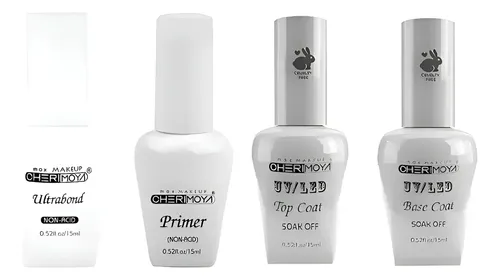 Kit Manicura Ultrabond Primer Base Coat Top Coat Cherimoya