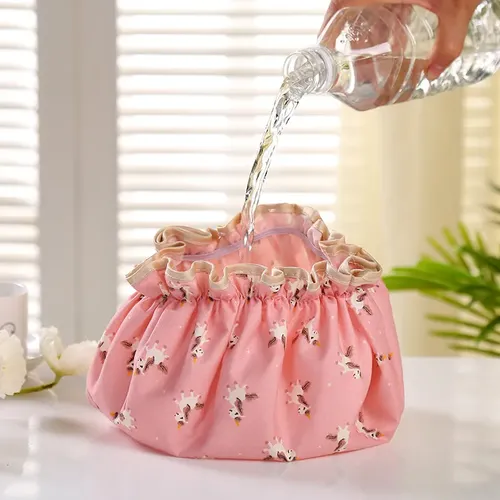 Gorro De Baño Doble Capa Impermeable Reutilizable -jy
