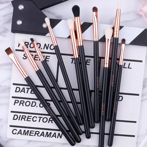 Set 10pzas Pro Eye Brush Docolor