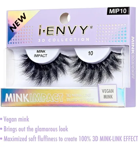 Pestañas Postizas 3d Veganas I-envy Natural A Dramático