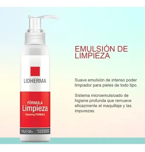 Lidherma Emulsion De Limpieza Higiene Profunda Maquillaje