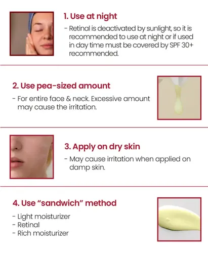 Crema Facial Nocturna Retinal 1% y Arroz Fermentado 50ml Antiedad