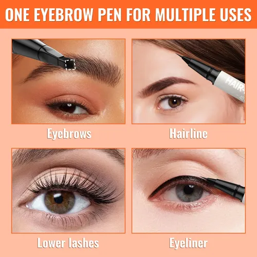 Lápiz De Cejas Imethod 2 En 1 Delineador Microblading Imperm