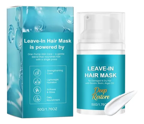 Leave In Hair Mask Treatment For Damaged Dry Frizzy Hair,