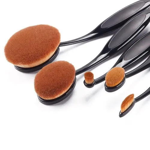 Set X 5 Brochas Oval Profesionales Excelente Calidad,