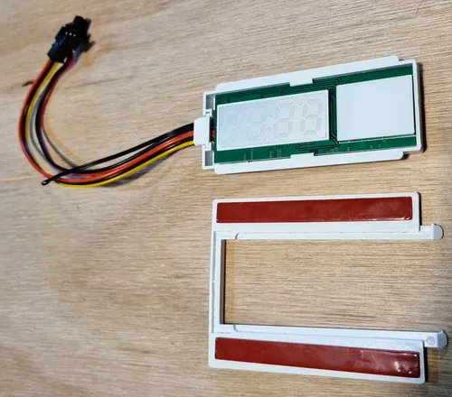 Interruptor Touch Display Iluminación Led Espejo Hora Temp