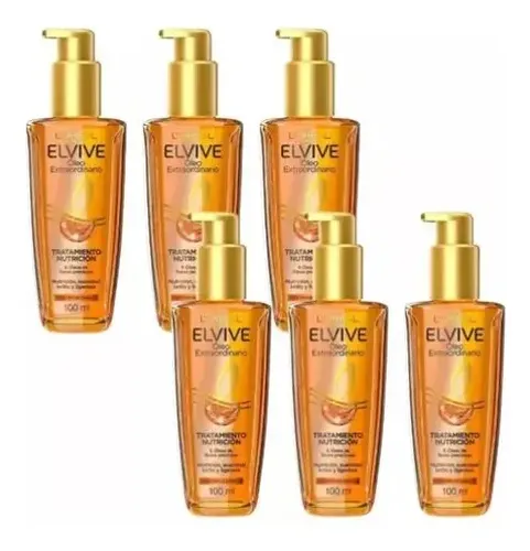 Combo X6 Elvive Óleo Extraordinario X100ml