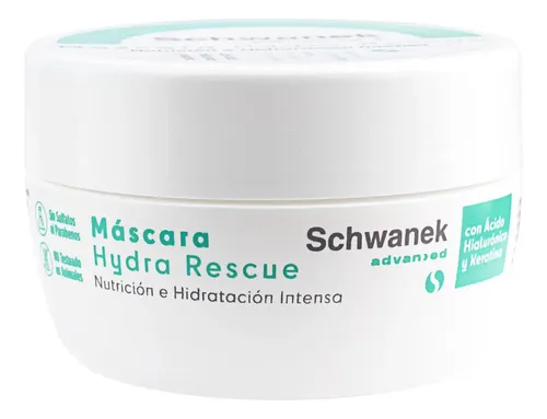 Máscara Capilar Super Hidratante Schwanek Keratina + Acido Hialuronico